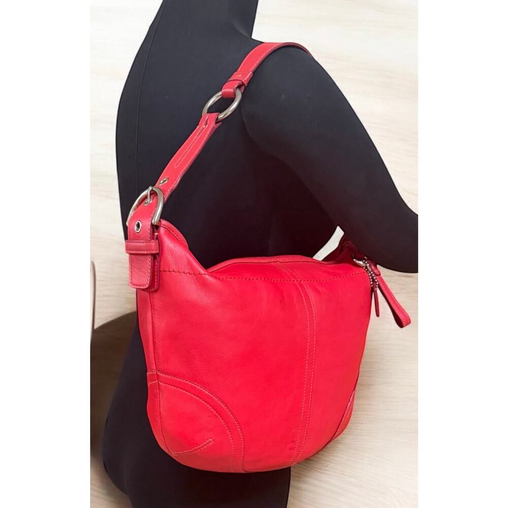 Vintage Coach 3651 Soho Medium Leather Hobo Bag - Picture 7 of 13